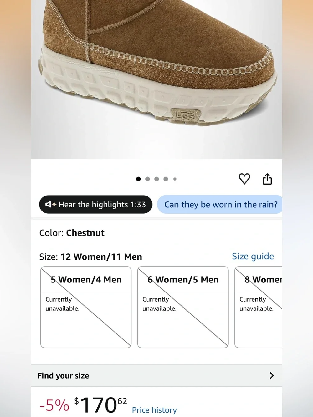 Ugg Venture Daze Mini